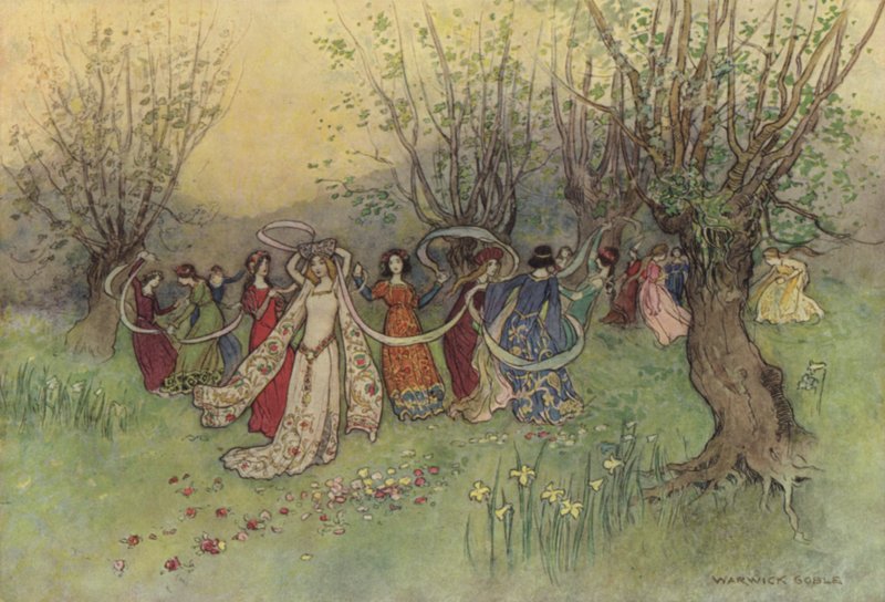 Geoffrey Chaucer, Düşesin Kitabı by after Warwick Goble