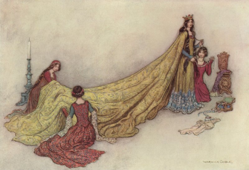 Geoffrey Chaucer, Katiplerin Hikayesi by after Warwick Goble