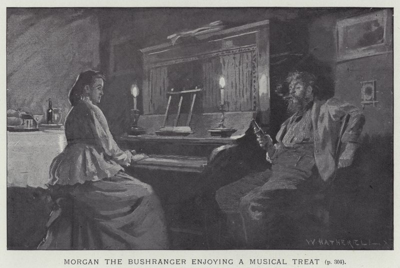 Morgan, müzikal bir ziyafetin tadını çıkarıyor by after William Hatherell