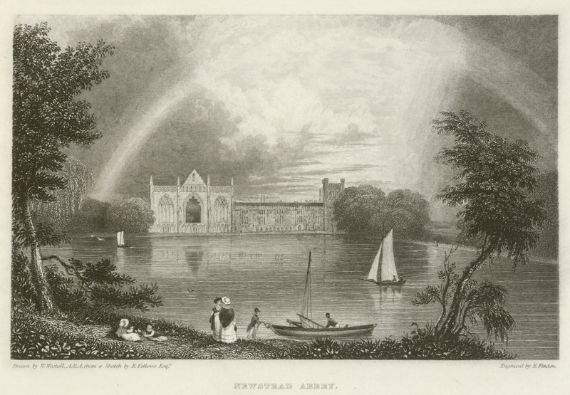 Newstead Manastırı by William after Westall