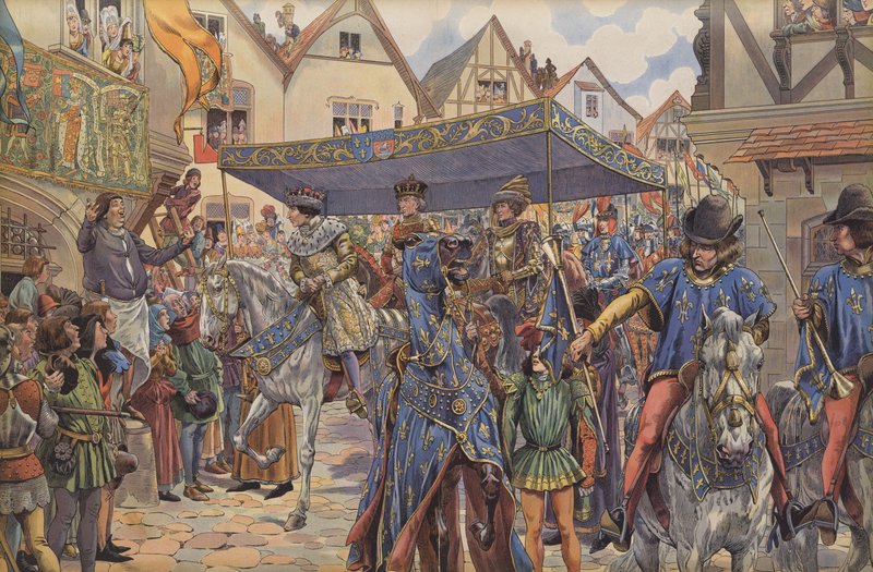 Louis XI, babası VII. Charles