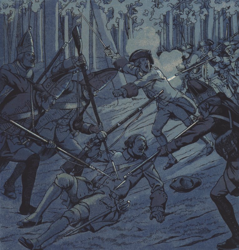 Çavuş Dubois ve Chevalier d"Assas, Kloster Kampen Savaşı