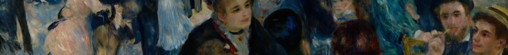 Le Moulin de la Galette'de dans edin (Pierre Auguste Renoir)