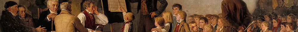 okul sınavı (Albert Anker)