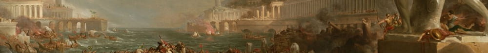 Bir imparatorluğun yıkılması (Thomas Cole)