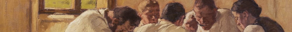 Öğle Yemeği Çorba, Versiyon II, 1910 (Albin Egger Lienz)