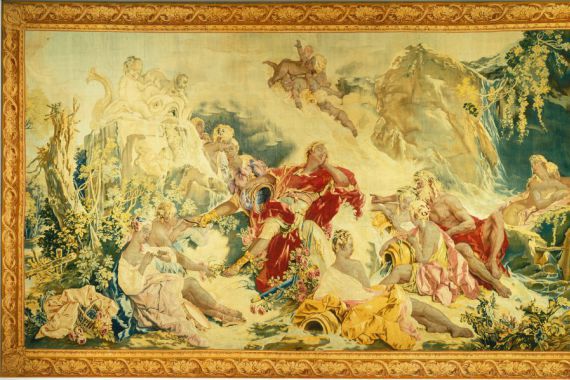 design and cartoon by François Boucher; woven under the direction of Jean Baptiste Oudry and Nicolas Besnier at